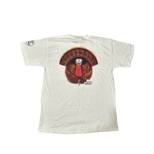 VINTAGE Hunt Big Hardcore Huntwear Turkey T Shirt Y2K Bass‎ Pro Shops Promo